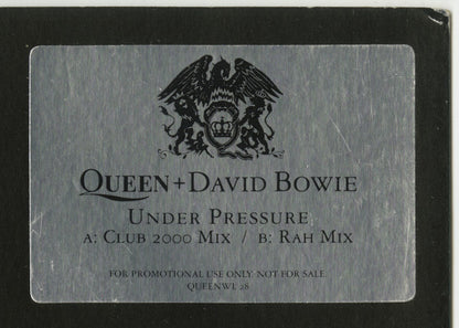 Queen + David Bowie : Under Pressure (12", Promo, W/Lbl)