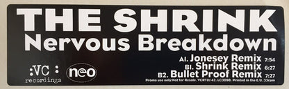 The Shrink : Nervous Breakdown (12", Promo)