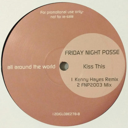 Friday Night Posse : Kiss This (2x12", Promo)