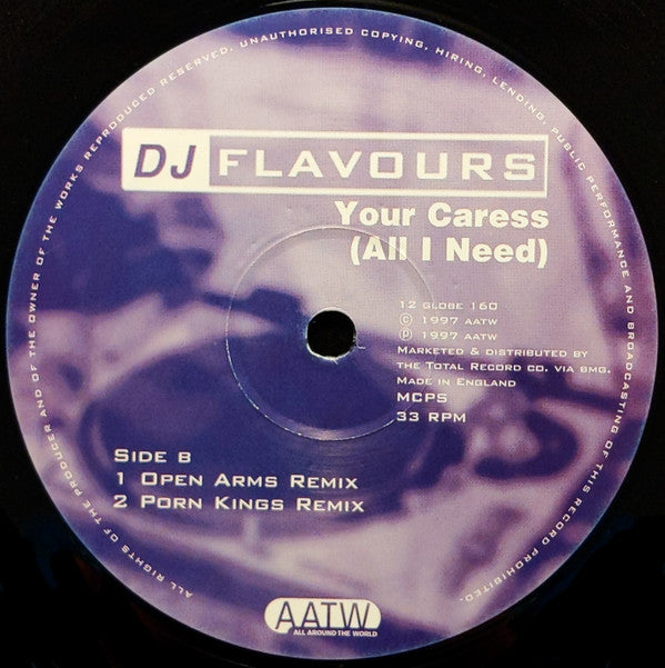 DJ Flavours : Your Caress (All I Need) (12")