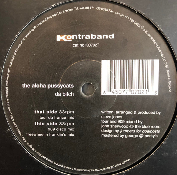 The Aloha Pussycats : Da Bitch (12")