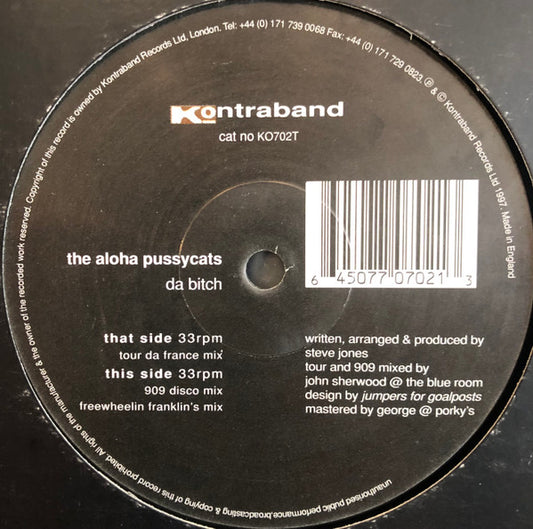 The Aloha Pussycats : Da Bitch (12")