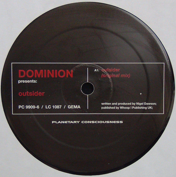 Dominion : Outsider (12")