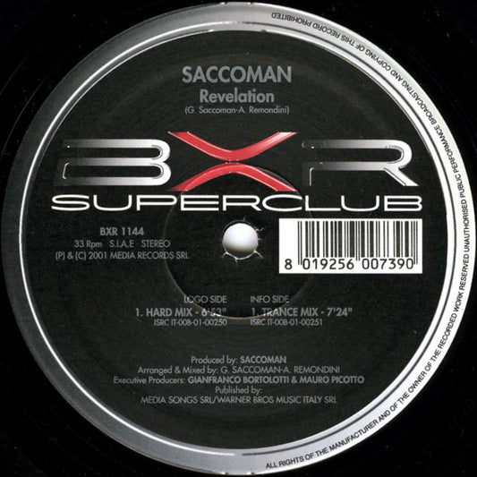 Saccoman : Revelation (12")