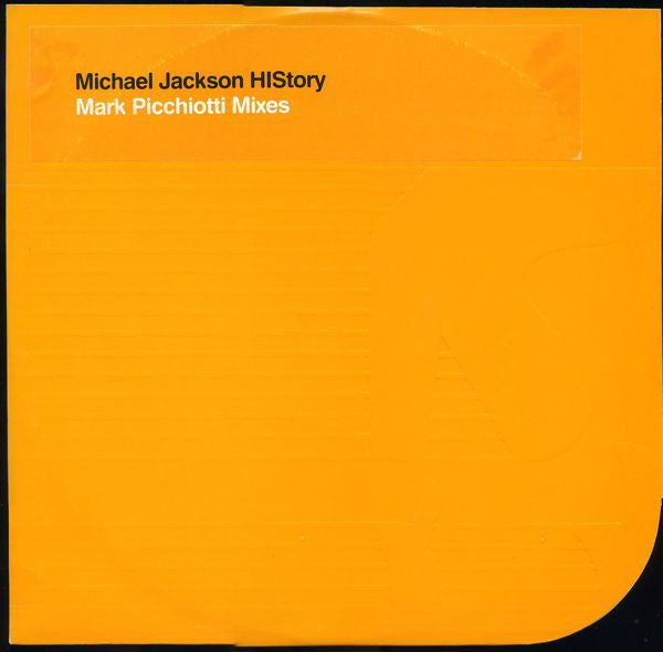 Michael Jackson : HIStory (Mark Picchiotti Mixes) (12", Promo, Ora)