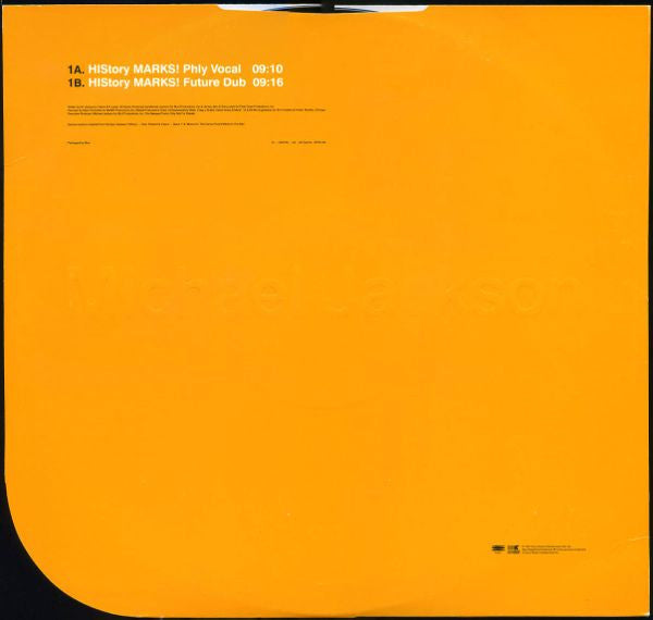 Michael Jackson : HIStory (Mark Picchiotti Mixes) (12", Promo, Ora)