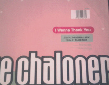 Sue Chaloner : I Wanna Thank You (12")