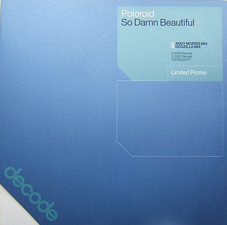 Poloroid : So Damn Beautiful (12", Ltd, Promo)