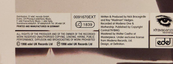 Chicane Featuring Mason* : Strong In Love (12")