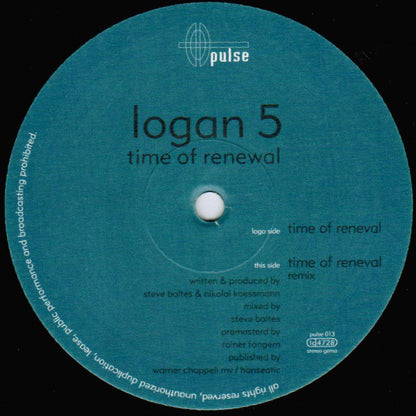 Logan 5 : Time Of Renewal (12")