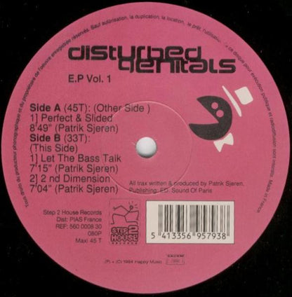 Disturbed Genitals : E.P Vol. 1 (12", EP, Maxi)