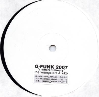 The Youngsters & Kiko : A Different Theory (12", Promo, W/Lbl)