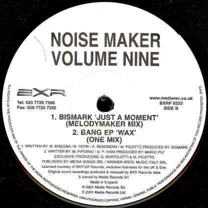 Various : Noise Maker Volume Nine (12")