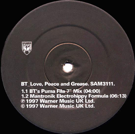 BT : Love, Peace And Grease - Issue 1.0_Love (12", Promo)