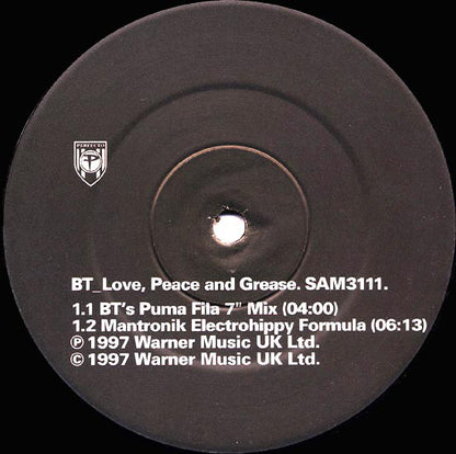 BT : Love, Peace And Grease - Issue 1.0_Love (12", Promo)