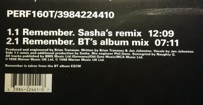 BT : Remember (12", MP)