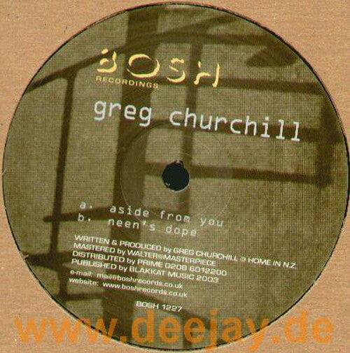 Greg Churchill : Aside From You (12")