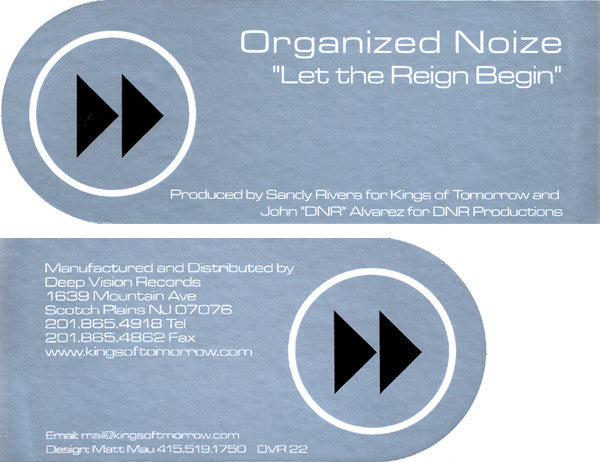 Organized Noize (2) : Let The Reign Begin (12")