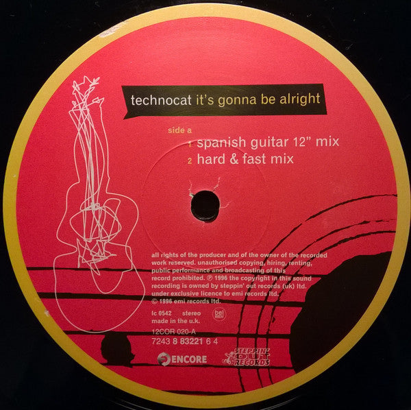 Technocat : It's Gonna Be Alright (12")