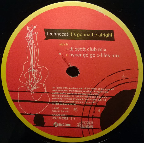 Technocat : It's Gonna Be Alright (12")