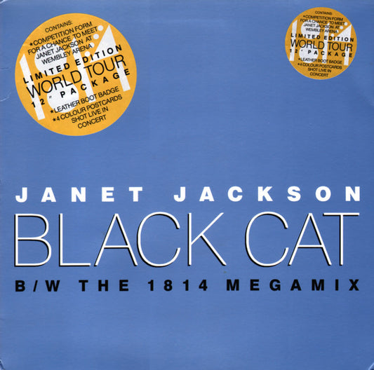 Janet Jackson : Black Cat (12", Single, Ltd)