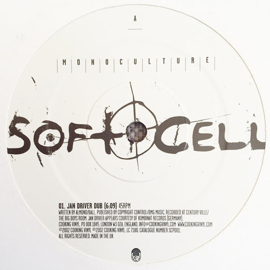 Soft Cell : Monoculture (12", Promo)