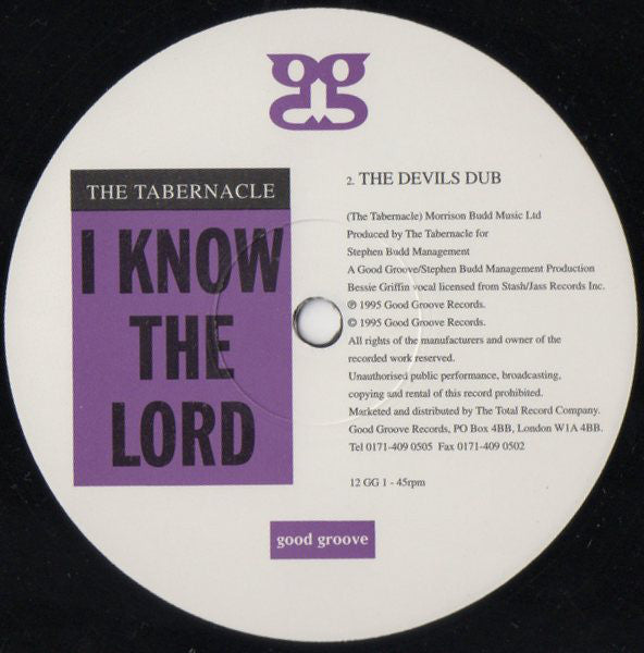 The Tabernacle : I Know The Lord (12")