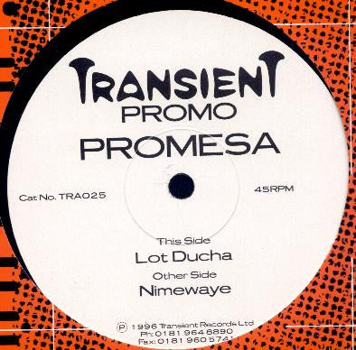 Promesa : Nimewaye / Lot Ducha (12", Promo)