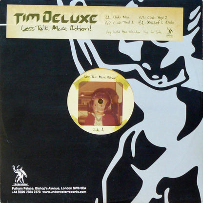 Tim Deluxe : Less Talk More Action! (12", Ltd, Promo)