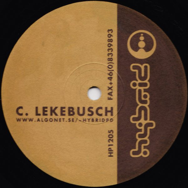Adam Beyer / Cari Lekebusch : Split EP (12", EP)