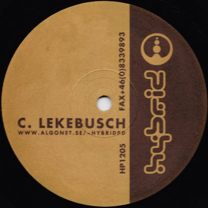 Adam Beyer / Cari Lekebusch : Split EP (12", EP)