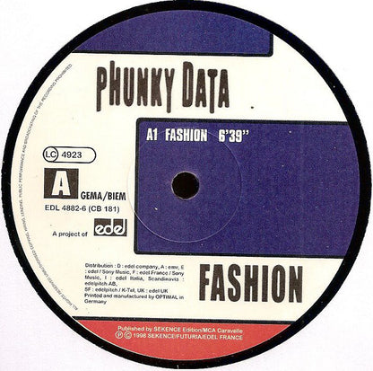 Phunky Data : Fashion (12")