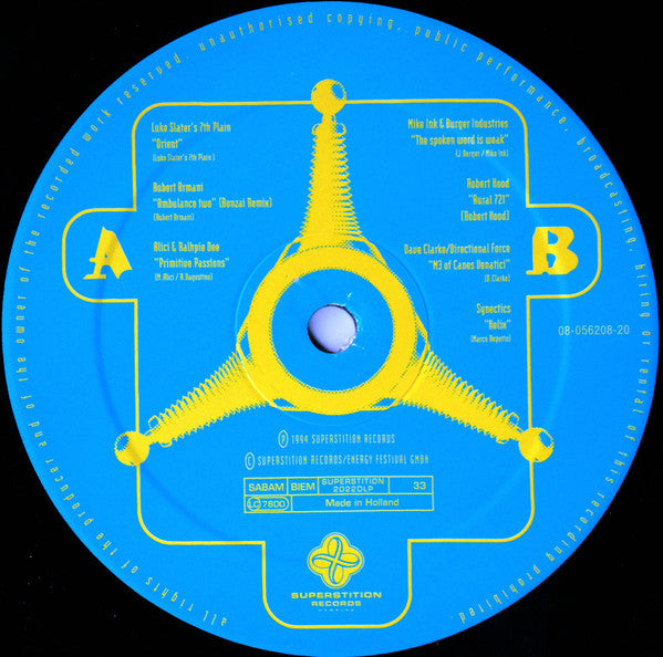 Various : Energy 94 & Streetparade (The Double LP) (Contains Bonus Track) (2xLP, Comp)