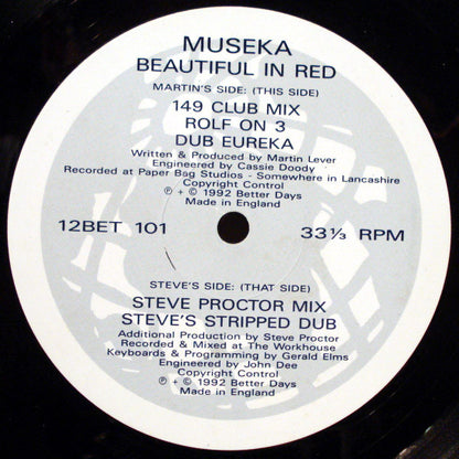 Museka : Beautiful In Red (12")