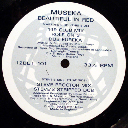 Museka : Beautiful In Red (12")