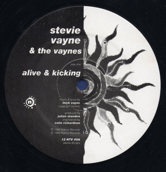 Stevie Vayne & The Vaynes : Alive & Kicking (12")