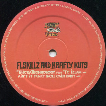 A-Skillz + Krafty Kuts : Gimme The Breaks / TrickaTechnology (12")