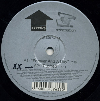State One : Forever And A Day (12")