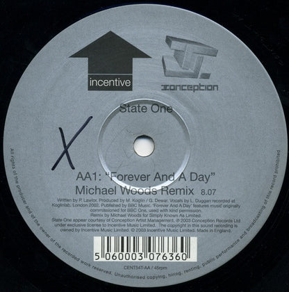 State One : Forever And A Day (12")
