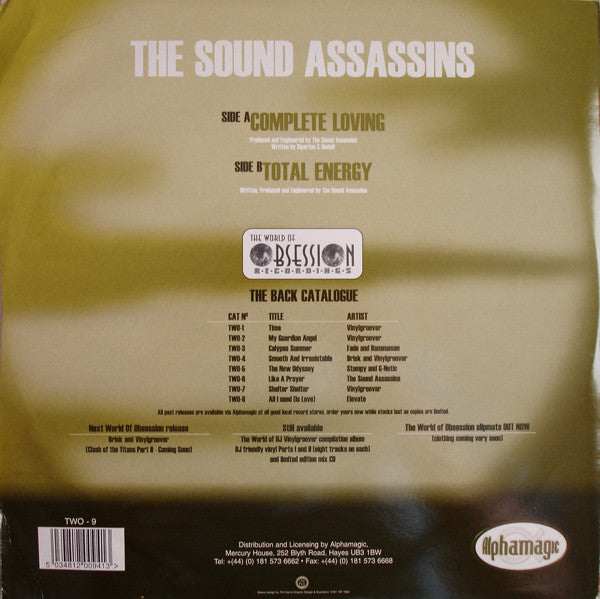 Sound Assassins, The* : Complete Loving / Total Energy (12")