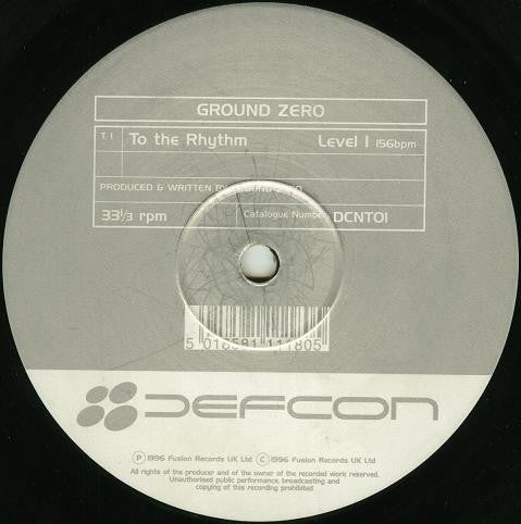 Ground Zero : To The Rhythm (12")