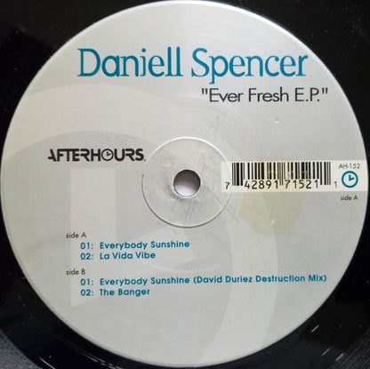 Daniell Spencer : Ever Fresh (12")