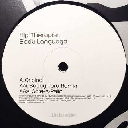 Hip Therapist : Body Language (12")
