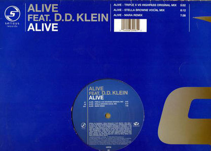 Alive Feat. D.D. Klein : Alive (12", Single)