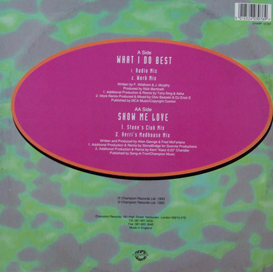Robin S* : What I Do Best (12")