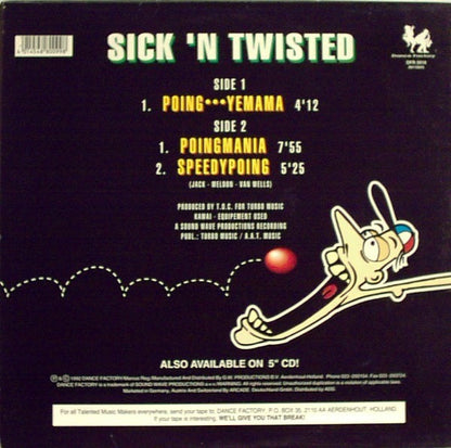 Sick 'N' Twisted : Poing... Yemama (12")