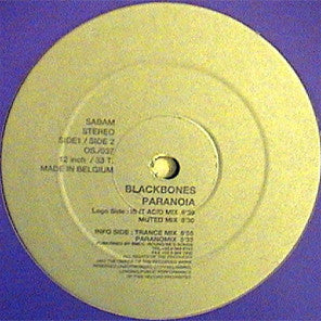 Blackbones : Paranoia (12")