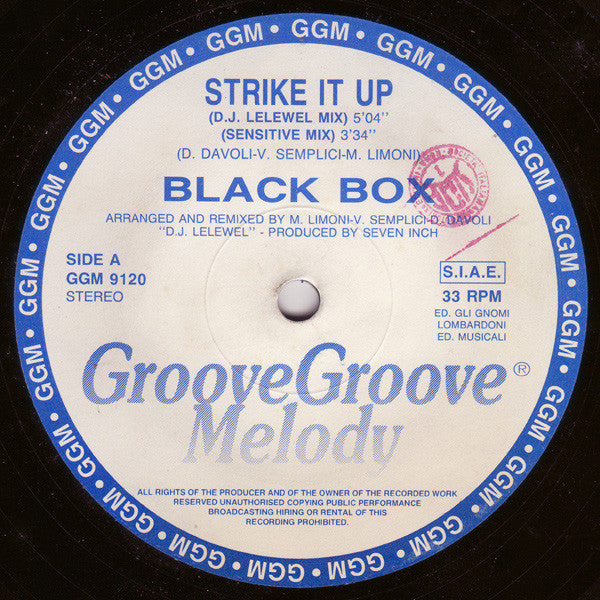 Black Box : Strike It Up (12")