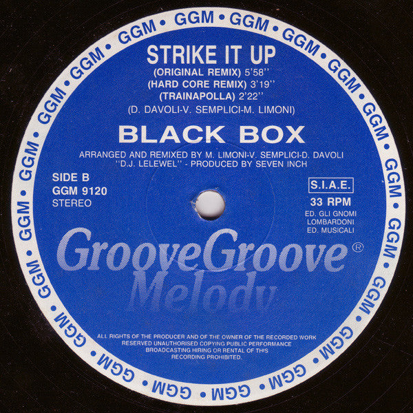 Black Box : Strike It Up (12")