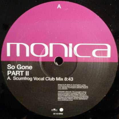 Monica : So Gone (Part II) (12")